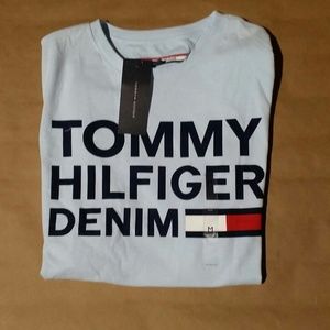 TOMMY HILFIGER DENIM SPELLOUT LOGO TSHIRT M